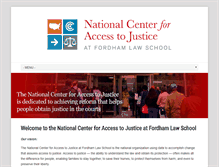 Tablet Screenshot of ncforaj.org